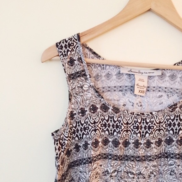 American Rag Brown Floral Patterned Tank - Picture 5 of 6